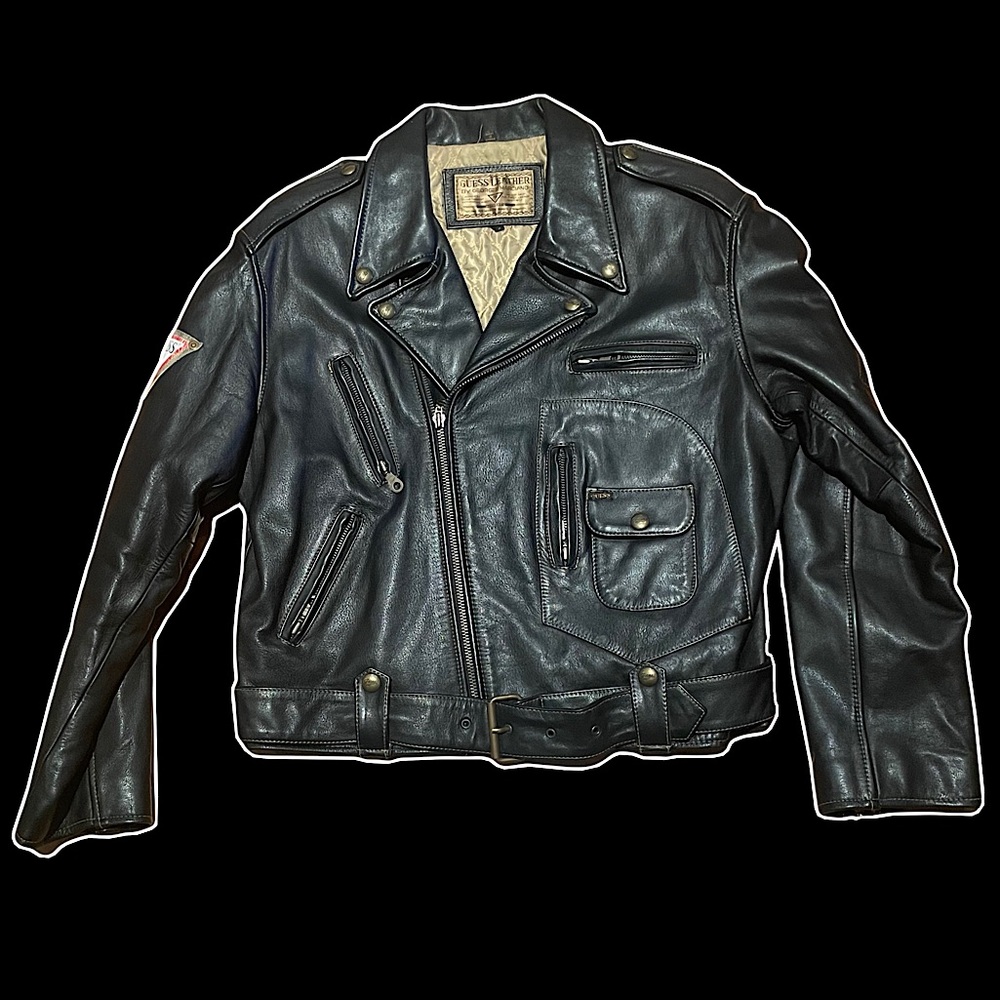 GUESS LEATER JACKET